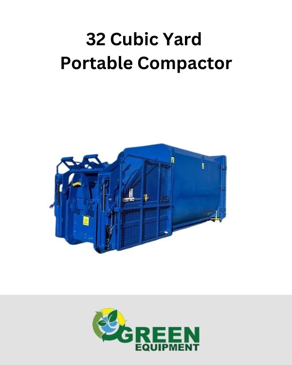 32 Cubic Yard Portable Compactor