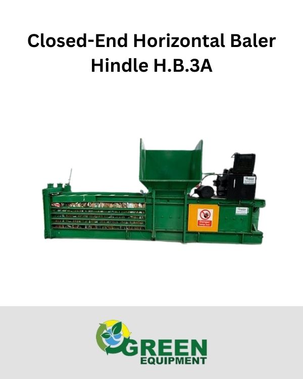 Closed-End Horizontal Baler Hindle H.B.3A