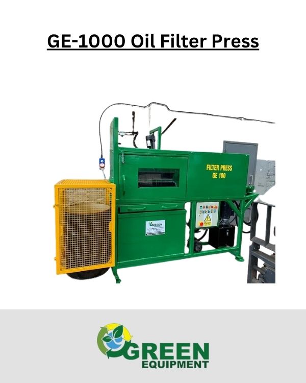 GE-1000 Oil Filter Press