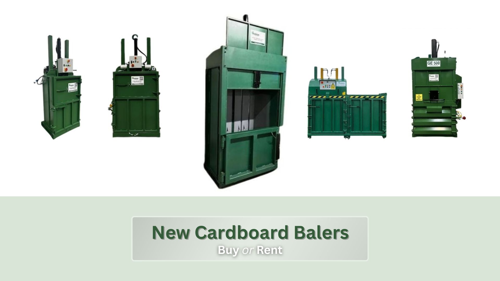 New Cardboard Balers